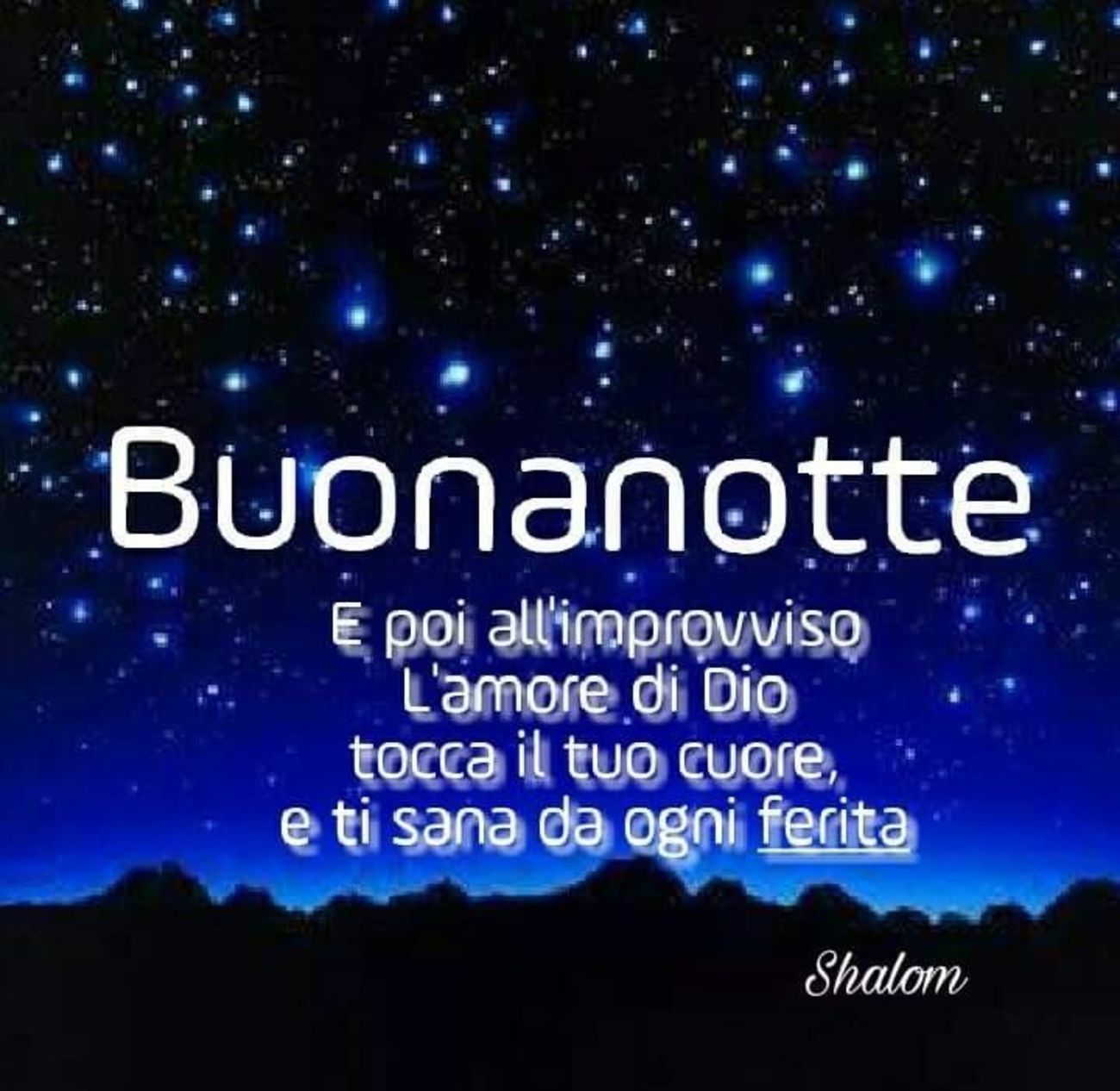 Bellissime Immagini Buonanotte con Gesù 555