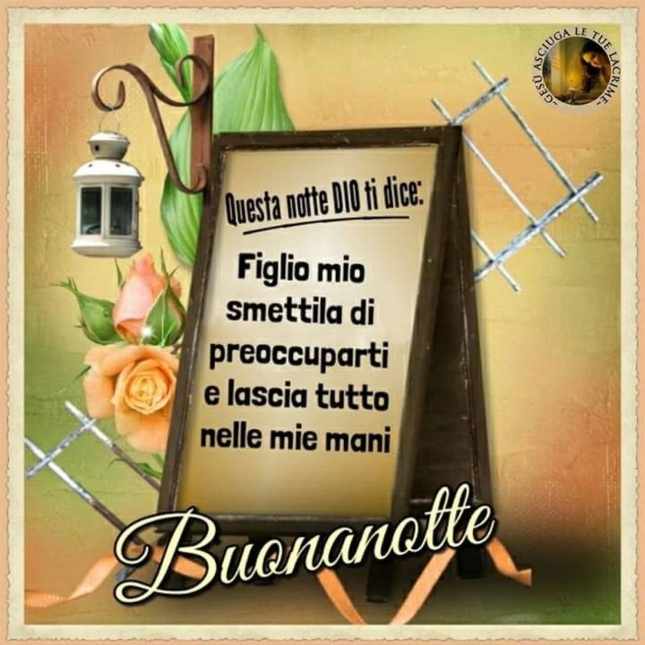 Buona Notte immagini con Gesù 6582