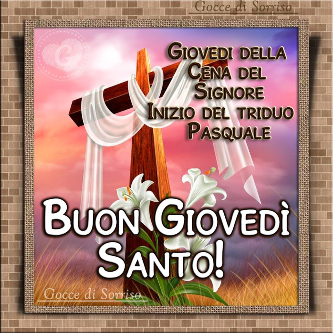 Buon Giovedì Santo