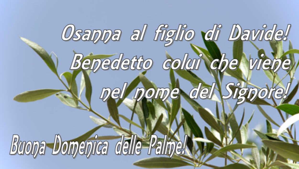 Buona Domenica delle Palme immagini sacre 428