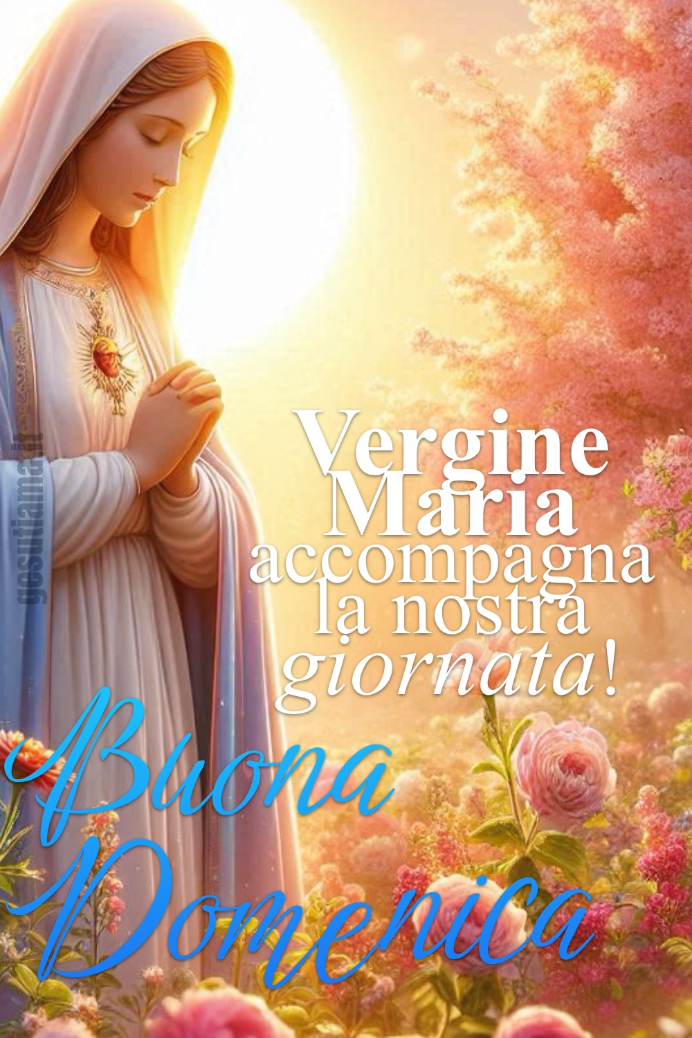 Vergine Maria accompagna la nostra giornata! Buona Domenica